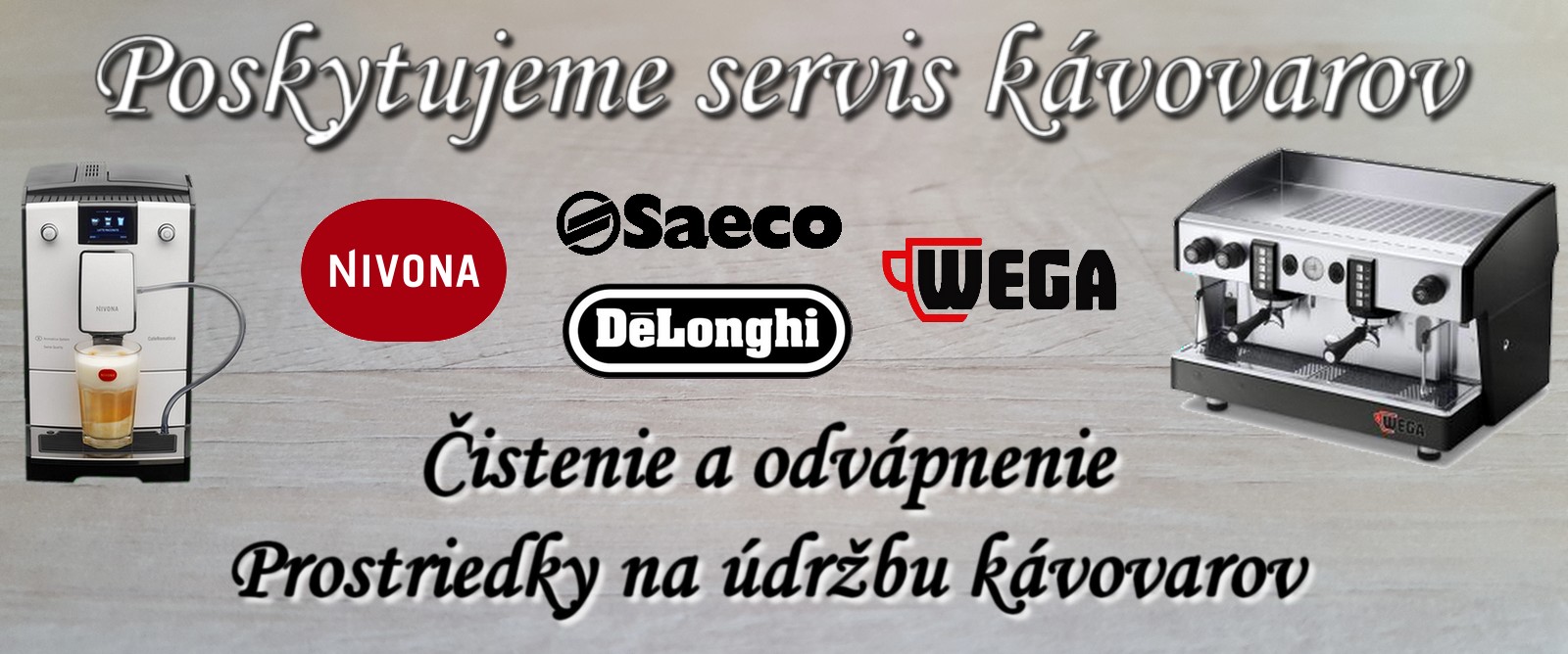 Servis kávovarov